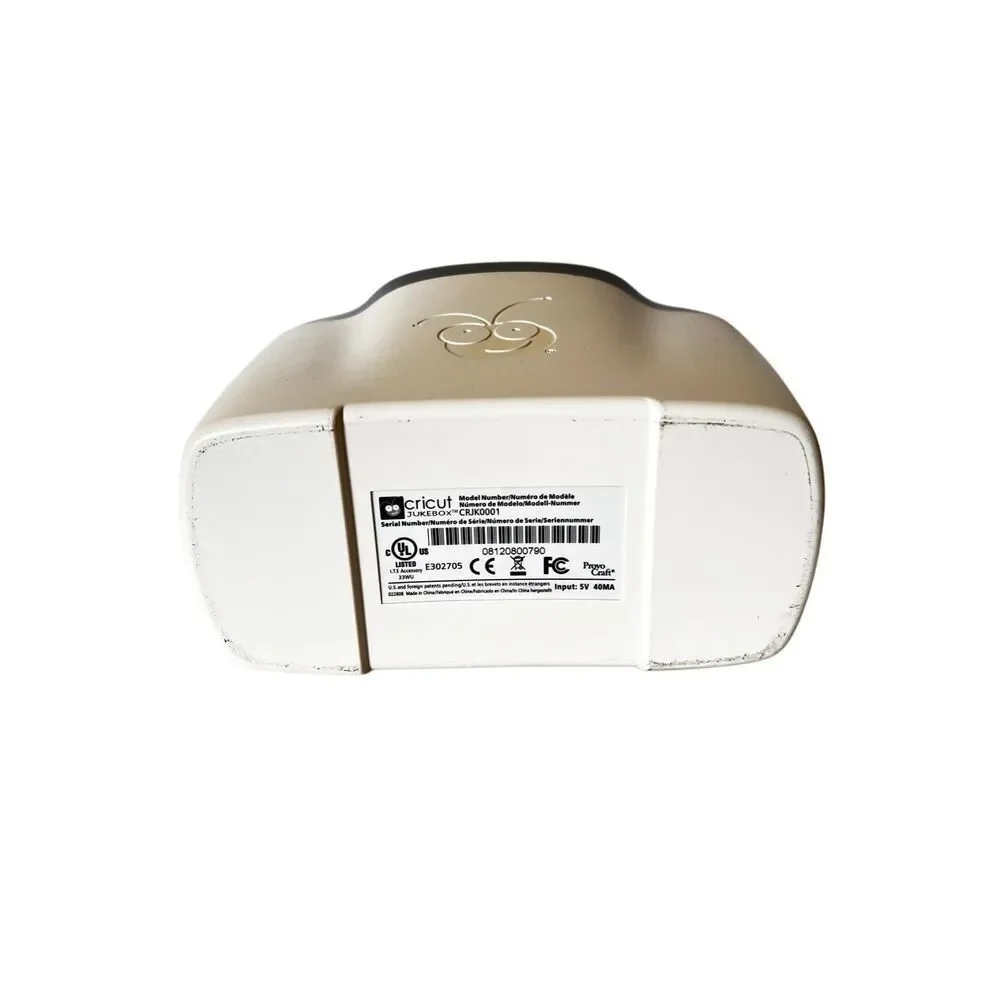 Cricut 6 Cartridge Jukebox Model CRJK0001 Preowned No Instructions or Cord DETAI